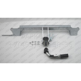 B018C GALIA Полностью оцинкованный фаркоп на BMW X1 E84 2009-2015, кроме M-обвеса. Подрозетник убирается за бампер. Тип шара: C (горизонтальный съемный). Бе