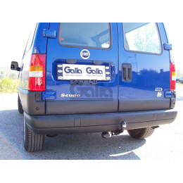 C007C GALIA Полностью оцинкованный фаркоп на Citroen Evasion 1994-2001, Jumpy 1994-2006, FIAT Scudo 1996-2006, Ulysse 1996-2002, Peugeot 806 1996-2002, Expert 1996-2002. Тип шара: C (горизонтальный съе
