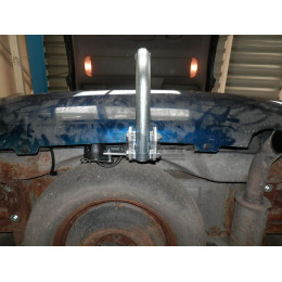 C023C GALIA Полностью оцинкованный фаркоп на Chrysler Grand Voyager IV 2001-2007, Dodge Caravan IV 2001-2007 2WD, 4WD - только 5-местную модель (не подходит на Stow n Go). Подрозетник 