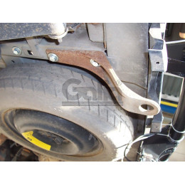 C023C GALIA Полностью оцинкованный фаркоп на Chrysler Grand Voyager IV 2001-2007, Dodge Caravan IV 2001-2007 2WD, 4WD - только 5-местную модель (не подходит на Stow n Go). Подрозетник 