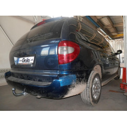 C023C GALIA Полностью оцинкованный фаркоп на Chrysler Grand Voyager IV 2001-2007, Dodge Caravan IV 2001-2007 2WD, 4WD - только 5-местную модель (не подходит на Stow n Go). Подрозетник 