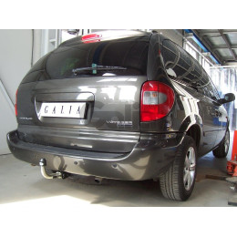 C023C GALIA Полностью оцинкованный фаркоп на Chrysler Grand Voyager IV 2001-2007, Dodge Caravan IV 2001-2007 2WD, 4WD - только 5-местную модель (не подходит на Stow n Go). Подрозетник 
