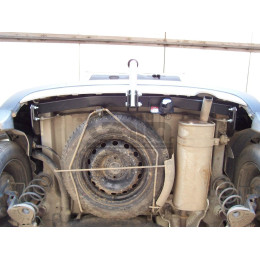 C036A GALIA Полностью оцинкованный фаркоп на Citroen C2 2003-2009. Тип шара: A. Установка без снятия и выреза бампера. Нагрузки: 1000/27 кг, масса фаркопа 15,01 кг