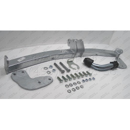 C036A GALIA Полностью оцинкованный фаркоп на Citroen C2 2003-2009. Тип шара: A. Установка без снятия и выреза бампера. Нагрузки: 1000/27 кг, масса фаркопа 15,01 кг