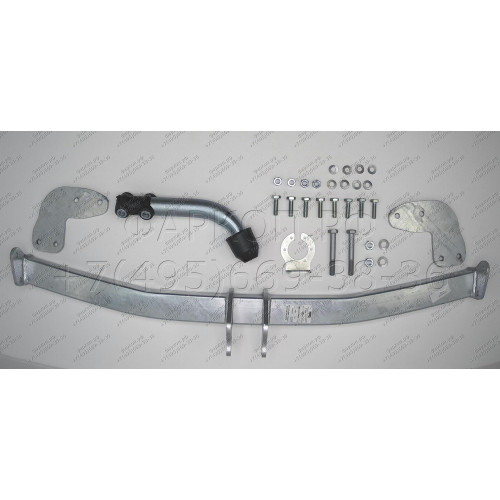 C036A GALIA Полностью оцинкованный фаркоп на Citroen C2 2003-2009. Тип шара: A. Установка без снятия и выреза бампера. Нагрузки: 1000/27 кг, масса фаркопа 15,01 кг