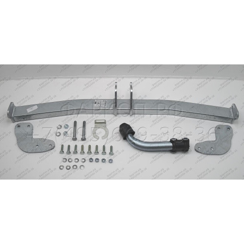 C036A GALIA Полностью оцинкованный фаркоп на Citroen C2 2003-2009. Тип шара: A. Установка без снятия и выреза бампера. Нагрузки: 1000/27 кг, масса фаркопа 15,01 кг