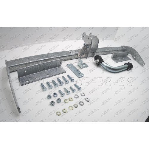 C039A GALIA Полностью оцинкованный фаркоп на Citroen C5 II лифтбек 2004-2008. Особенности: для модели с номерным знаком на заднем бампере. Подрозетник убирается за бампер. Тип шара: A. Невидимый вырез бампера. Нагрузки: 1600/75 кг, масса фаркопа 19,62 кг