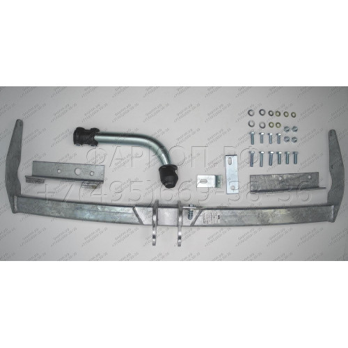 C039A GALIA Полностью оцинкованный фаркоп на Citroen C5 II лифтбек 2004-2008. Особенности: для модели с номерным знаком на заднем бампере. Подрозетник убирается за бампер. Тип шара: A. Невидимый вырез бампера. Нагрузки: 1600/75 кг, масса фаркопа 19,62 кг