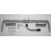 C039A GALIA Полностью оцинкованный фаркоп на Citroen C5 II лифтбек 2004-2008. Особенности: для модели с номерным знаком на заднем бампере. Подрозетник убирается за бампер. Тип шара: A. Невидимый вырез бампера. Нагрузки: 1600/75 кг, масса фаркопа 19,62 кг