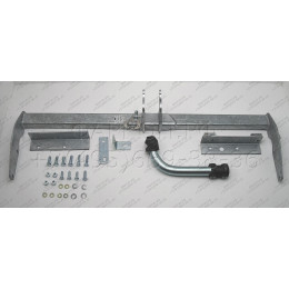 C039A GALIA Полностью оцинкованный фаркоп на Citroen C5 II лифтбек 2004-2008. Особенности: для модели с номерным знаком на заднем бампере. Подрозетник уби