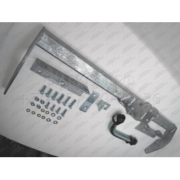 C039A GALIA Полностью оцинкованный фаркоп на Citroen C5 II лифтбек 2004-2008. Особенности: для модели с номерным знаком на заднем бампере. Подрозетник уби