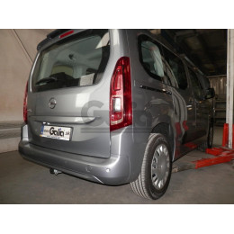C052A GALIA Полностью оцинкованный фаркоп на Peugeot Partner II 2008-2018: L1 4380 мм., включая Partner II Tepee, Citroen Berlingo II 2008-2018: L1 4380 мм., Peugeot Partner III L1 2018-, Peugeot Rifter L1 2018-, Ci