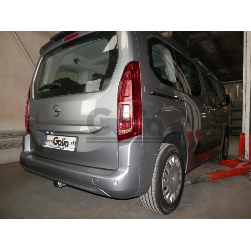 C052A GALIA Полностью оцинкованный фаркоп на Peugeot Partner II 2008-2018: L1 4380 мм., включая Partner II Tepee, Citroen Berlingo II 2008-2018: L1 4380 мм., Peugeot Partner III L1 2018-, Peugeot Rifter L1 2018-, Citroen Berlingo III L1 2018-, Toyota ProA