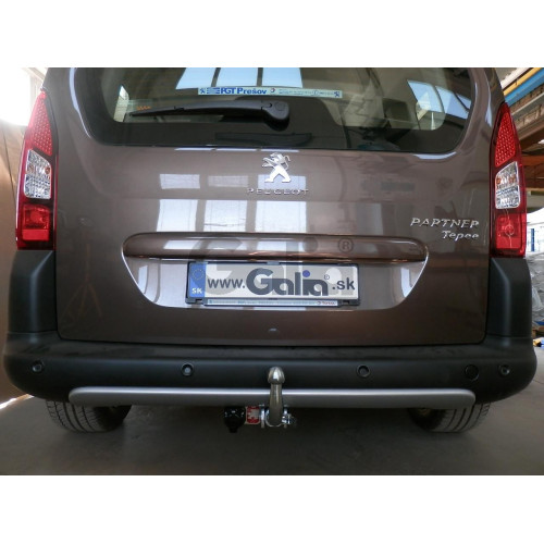 C052A GALIA Полностью оцинкованный фаркоп на Peugeot Partner II 2008-2018: L1 4380 мм., включая Partner II Tepee, Citroen Berlingo II 2008-2018: L1 4380 мм., Peugeot Partner III L1 2018-, Peugeot Rifter L1 2018-, Citroen Berlingo III L1 2018-, Toyota ProA