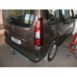 C052A GALIA Полностью оцинкованный фаркоп на Peugeot Partner II 2008-2018: L1 4380 мм., включая Partner II Tepee, Citroen Berlingo II 2008-2018: L1 4380 мм., Peugeot Partner III L1 2018-, Peugeot Rifter L1 2018-, Ci