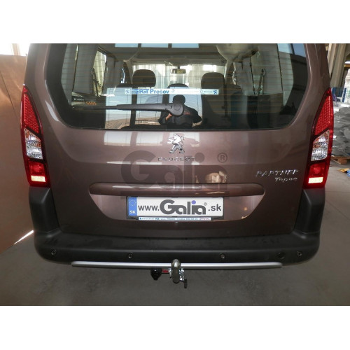 C052A GALIA Полностью оцинкованный фаркоп на Peugeot Partner II 2008-2018: L1 4380 мм., включая Partner II Tepee, Citroen Berlingo II 2008-2018: L1 4380 мм., Peugeot Partner III L1 2018-, Peugeot Rifter L1 2018-, Citroen Berlingo III L1 2018-, Toyota ProA