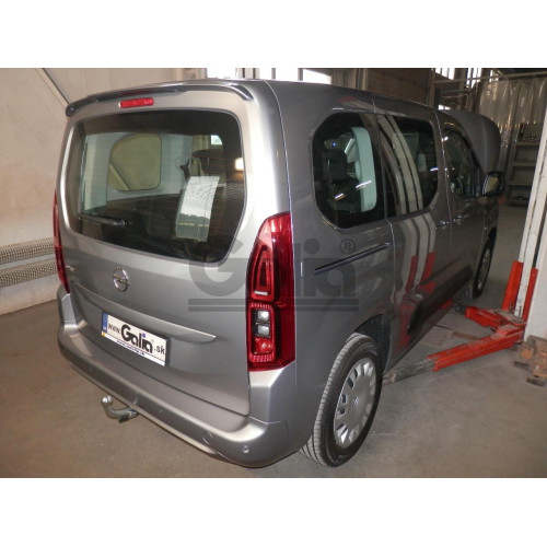 C052A GALIA Полностью оцинкованный фаркоп на Peugeot Partner II 2008-2018: L1 4380 мм., включая Partner II Tepee, Citroen Berlingo II 2008-2018: L1 4380 мм., Peugeot Partner III L1 2018-, Peugeot Rifter L1 2018-, Citroen Berlingo III L1 2018-, Toyota ProA