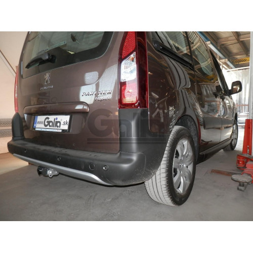 C052A GALIA Полностью оцинкованный фаркоп на Peugeot Partner II 2008-2018: L1 4380 мм., включая Partner II Tepee, Citroen Berlingo II 2008-2018: L1 4380 мм., Peugeot Partner III L1 2018-, Peugeot Rifter L1 2018-, Citroen Berlingo III L1 2018-, Toyota ProA