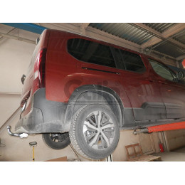 C052A GALIA Полностью оцинкованный фаркоп на Peugeot Partner II 2008-2018: L1 4380 мм., включая Partner II Tepee, Citroen Berlingo II 2008-2018: L1 4380 мм., Peugeot Partner III L1 2018-, Peugeot Rifter L1 2018-, Ci