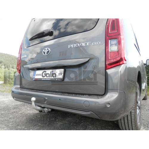 C052A GALIA Полностью оцинкованный фаркоп на Peugeot Partner II 2008-2018: L1 4380 мм., включая Partner II Tepee, Citroen Berlingo II 2008-2018: L1 4380 мм., Peugeot Partner III L1 2018-, Peugeot Rifter L1 2018-, Citroen Berlingo III L1 2018-, Toyota ProA