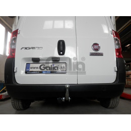 C056C GALIA Полностью оцинкованный фаркоп на FIAT Fiorino Qubo, Fiorino III 2008-2021, Peugeot Bipper 2008-2017, Citroen Nemo 2008-2015. Тип шара: C (горизонтальный съемный). Без выреза б