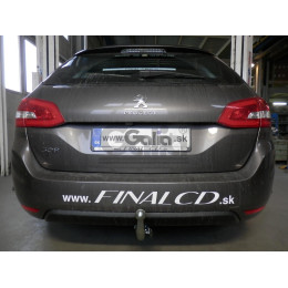C068A GALIA Полностью оцинкованный фаркоп на Citroen C4 SpaceTourer 2018-, Citroen Grand C4 SpaceTourer 2018-, Citroen C4 Picasso 2013-2018, Citroen C4 Grand Picasso 2013-2018, Peugeot 308 хетчбек 3/5 дверей 2013-