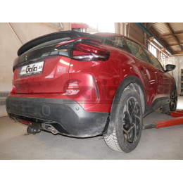 C074C GALIA Полностью оцинкованный фаркоп на Citroen C4 хетчбек 2020-. Тип шара: C (горизонтальный съемный). Невидимый вырез бампера. Нагрузки: 1400/75 кг, ма