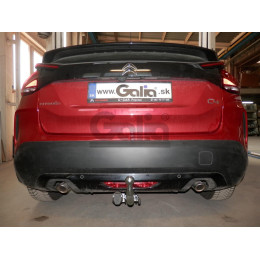 C074C GALIA Полностью оцинкованный фаркоп на Citroen C4 хетчбек 2020-. Тип шара: C (горизонтальный съемный). Невидимый вырез бампера. Нагрузки: 1400/75 кг, ма
