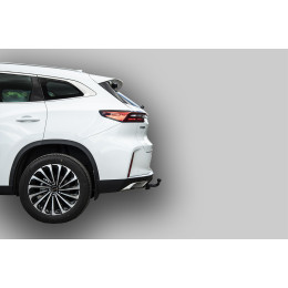 C108-A Лидер-плюс ТСУ для Exeed TXL M32T 2021-, CheryExeed TXL M32T 2020-2021 без снятия и выреза бампера. Нагрузки: 1500/75 кг, масса фаркопа 15,4 кг (без электрики в компле