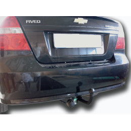 C207-A Лидер-плюс ТСУ для Chevrolet Aveo седан 2006-2012, Ravon Nexia 2015-2020 без выреза бампера. Нагрузки: 1200/75 кг, масса фаркопа 20,08 кг, требуется 2 сверления (без 