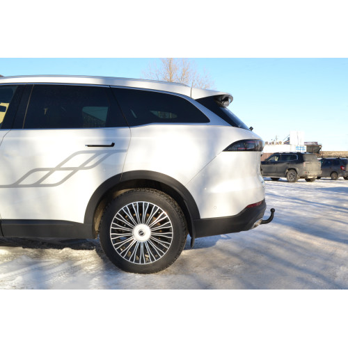 CTN-24-991422.00 PT GROUP Фаркоп на Chery Tiggo 9 2024-, Jaecoo J8 2024- без снятия и подрезки бампера. Тип шара: AV (вертикально-съемный с ключом). Нагрузки: 1000/75 кг, масса фаркопа 19 кг (без электрики в комплекте)