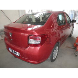 D043C GALIA Полностью оцинкованный фаркоп на Renault Logan II седан, кроме Stepway 2014-2022. Тип шара: C (горизонтальный съемный). Установка без снятия и выреза 