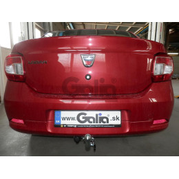 D043C GALIA Полностью оцинкованный фаркоп на Renault Logan II седан, кроме Stepway 2014-2022. Тип шара: C (горизонтальный съемный). Установка без снятия и выреза 