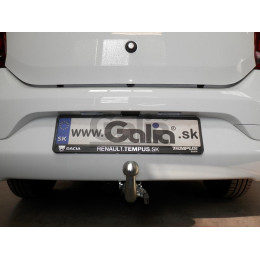 D043C GALIA Полностью оцинкованный фаркоп на Renault Logan II седан, кроме Stepway 2014-2022. Тип шара: C (горизонтальный съемный). Установка без снятия и выреза 