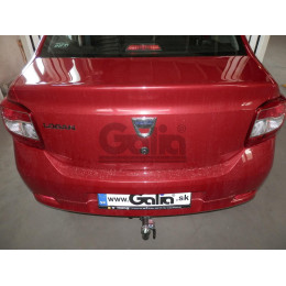 D043C GALIA Полностью оцинкованный фаркоп на Renault Logan II седан, кроме Stepway 2014-2022. Тип шара: C (горизонтальный съемный). Установка без снятия и выреза 