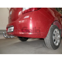 D043C GALIA Полностью оцинкованный фаркоп на Renault Logan II седан, кроме Stepway 2014-2022. Тип шара: C (горизонтальный съемный). Установка без снятия и выреза 