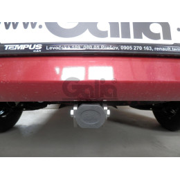 D043C GALIA Полностью оцинкованный фаркоп на Renault Logan II седан, кроме Stepway 2014-2022. Тип шара: C (горизонтальный съемный). Установка без снятия и выреза 