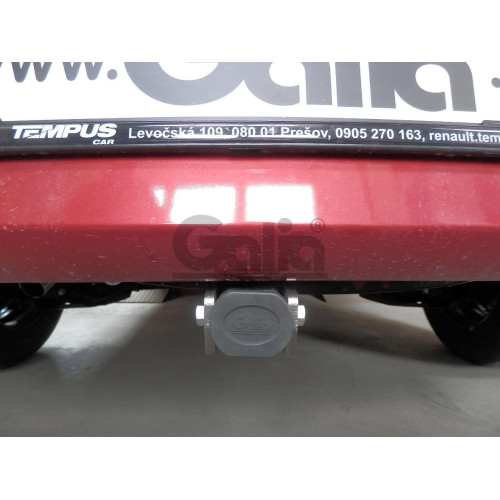 D043C GALIA Полностью оцинкованный фаркоп на Renault Logan II седан, кроме Stepway 2014-2022. Тип шара: C (горизонтальный съемный). Установка без снятия и выреза бампера. Нагрузки: 1200/75 кг, масса фаркопа 14,35 кг