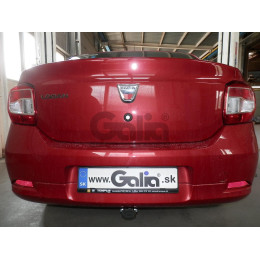 D043C GALIA Полностью оцинкованный фаркоп на Renault Logan II седан, кроме Stepway 2014-2022. Тип шара: C (горизонтальный съемный). Установка без снятия и выреза 