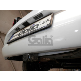 D043C GALIA Полностью оцинкованный фаркоп на Renault Logan II седан, кроме Stepway 2014-2022. Тип шара: C (горизонтальный съемный). Установка без снятия и выреза 