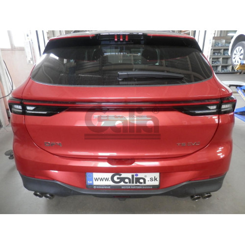 D052C GALIA Полностью оцинкованный фаркоп на Forthing T5 Evo 2023-. Подрозетник убирается за бампер. Тип шара: C (горизонтальный съемный). Невидимый вырез бампера. Нагрузки: 1600/70 кг, масса фаркопа 16,57 кг