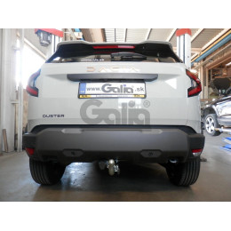 D055C GALIA Полностью оцинкованный фаркоп на Renault Duster 2024-, Dacia Duster 2024-, Dacia Bigster 2025-, Renault Bigster 2025-. Тип шара: C (горизонтальный съемный). Невидимый вырез