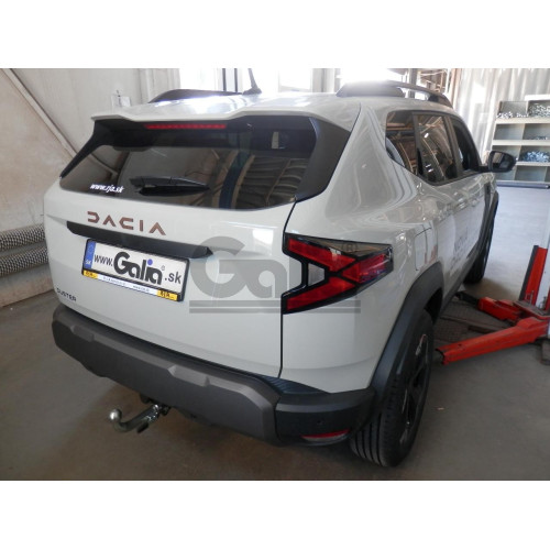 D055C GALIA Полностью оцинкованный фаркоп на Renault Duster 2024-, Dacia Duster 2024-, Dacia Bigster 2025-, Renault Bigster 2025-. Тип шара: C (горизонтальный съемный). Невидимый вырез бампера. Нагрузки: 1700/80 кг, масса фаркопа 15,77 кг