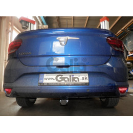 D058V GALIA Полностью оцинкованный фаркоп на Dacia Logan седан 2021-, Renault Logan 2021-, Dacia Sandero 2020-, Dacia Sandero Stepway 2020-. Подрозетник убирается за бампер. Тип шара: AV