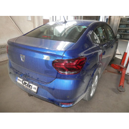 D058V GALIA Полностью оцинкованный фаркоп на Dacia Logan седан 2021-, Renault Logan 2021-, Dacia Sandero 2020-, Dacia Sandero Stepway 2020-. Подрозетник убирается за бампер. Тип шара: AV