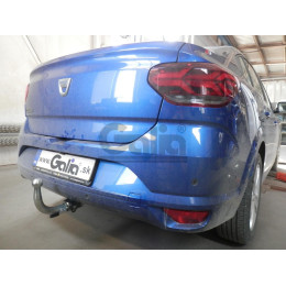 D058V GALIA Полностью оцинкованный фаркоп на Dacia Logan седан 2021-, Renault Logan 2021-, Dacia Sandero 2020-, Dacia Sandero Stepway 2020-. Подрозетник убирается за бампер. Тип шара: AV