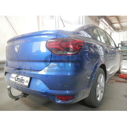 D058V GALIA Полностью оцинкованный фаркоп на Dacia Logan седан 2021-, Renault Logan 2021-, Dacia Sandero 2020-, Dacia Sandero Stepway 2020-. Подрозетник убирается за бампер. Тип шара: AV