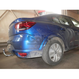 D058V GALIA Полностью оцинкованный фаркоп на Dacia Logan седан 2021-, Renault Logan 2021-, Dacia Sandero 2020-, Dacia Sandero Stepway 2020-. Подрозетник убирается за бампер. Тип шара: AV