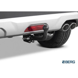 F.2815.001 BERG Фаркоп на Kia Rio X-Line 2017-2020, Kia Rio X 2020-2022, Solaris KRX 2024- без подрезки бампера. Тип шара: A. Нагрузки: 1500/75 кг, масса фаркопа 20 кг (без электрики в 