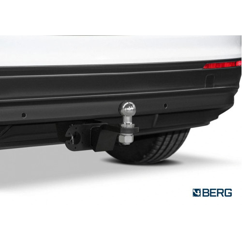 F.5111.002 BERG Фаркоп на Skoda Kodiaq 2017-2023, Volkswagen Tiguan 2016-2024, Skoda Karoq 2017-. Требуется подрезка бампера. Тип шара: E. Нагрузки: 2000/75 кг, масса фаркопа 15,2 кг (без электрики в комплекте)
